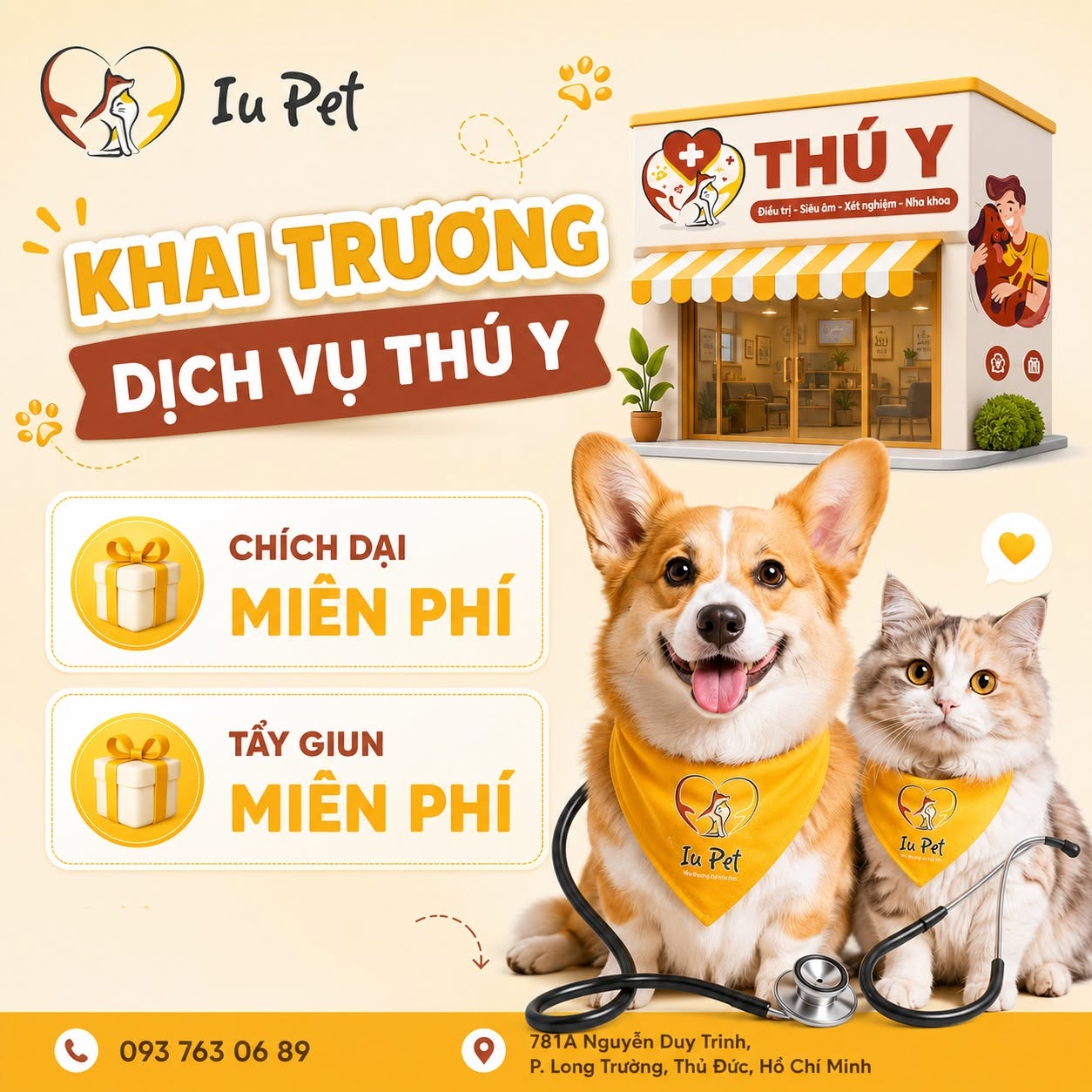 Phòng Khám Thú Y IUPETs tại Thủ Đức